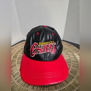 Kansas City Chiefs Black and Red Cap